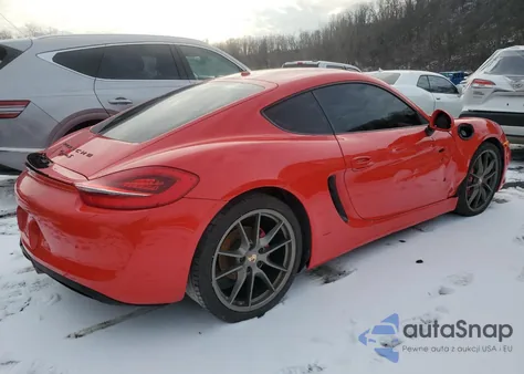 2014 Porsche Cayman S from USA, damaged, VIN WP0AB2A80EK191347